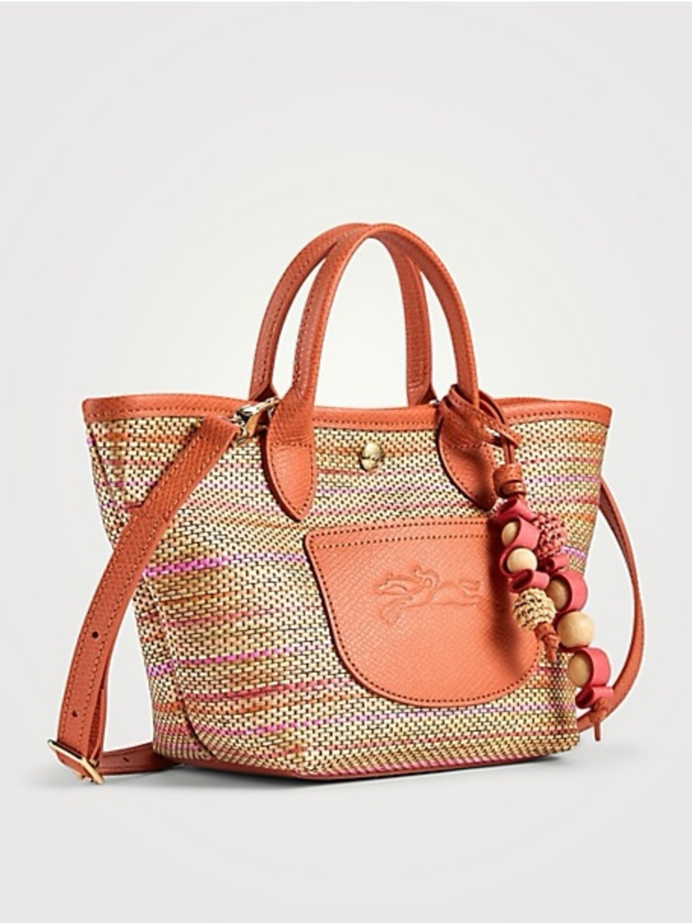Longchamp Le Pliage Collection Basket Bag Rainbow - Picture 1 of 15